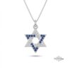 Star of David Pave Necklace — view 2