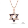 Star of David Pave Necklace — view 4