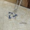 Star of David Pave Necklace — view 10