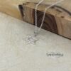 Zircon Pave Star of David Necklace — view 3