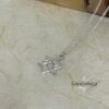 Zircon Pave Star of David Necklace — view 4