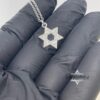 Zircon Pave Star of David Necklace — view 6