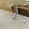 Zirconia Star of David Necklace — Sterling Silver — view 11