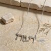 Hebrew Name Necklace — view 1