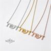 Hebrew Name Necklace — view 5