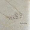Custom Hebrew Name Necklace — view 1