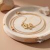 Personalized Hebrew Name Necklace with Heart — view 9