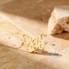Personalized Hebrew Name Necklace with Heart — view 10