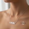 Personalized Hebrew Name Necklace — view 17
