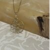 Sterling Silver Am Yisrael Chai Star of David Necklace — view 4