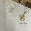 Sterling Silver Am Yisrael Chai Star of David Necklace — view 5