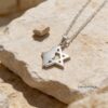 Star of David and Israel Map Pendant Necklace — view 15