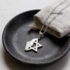 Star of David and Israel Map Pendant Necklace — view 16