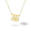 Chesed and Emet Hebrew Word Necklace — view 3