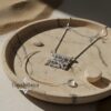 Chesed and Emet Hebrew Word Necklace — view 10