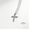 Cubic Zirconia Cross Necklace — view 2