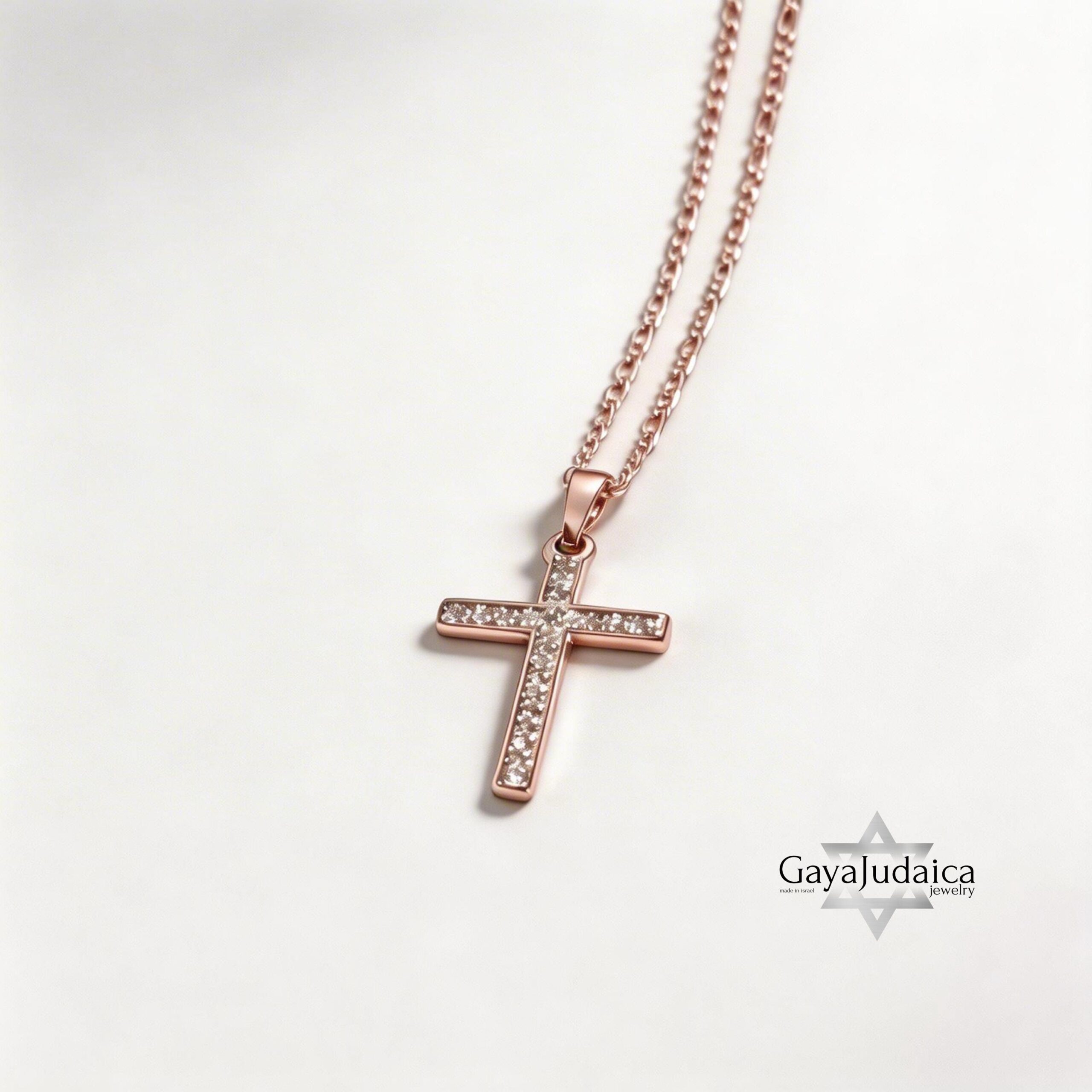 Cubic Zirconia Cross Necklace — Sterling Silver or 24K Gold Plated Cubic Zirconia Cross Necklace — Sterling Silver or 24K Gold Plated