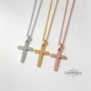 Cubic Zirconia Cross Necklace — view 5