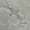 Cubic Zirconia Cross Necklace — view 10