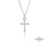 Cross necklace on gift card — small Christian gift.