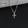 Pavé Cross Pendant in 24K Gold Plated finish.