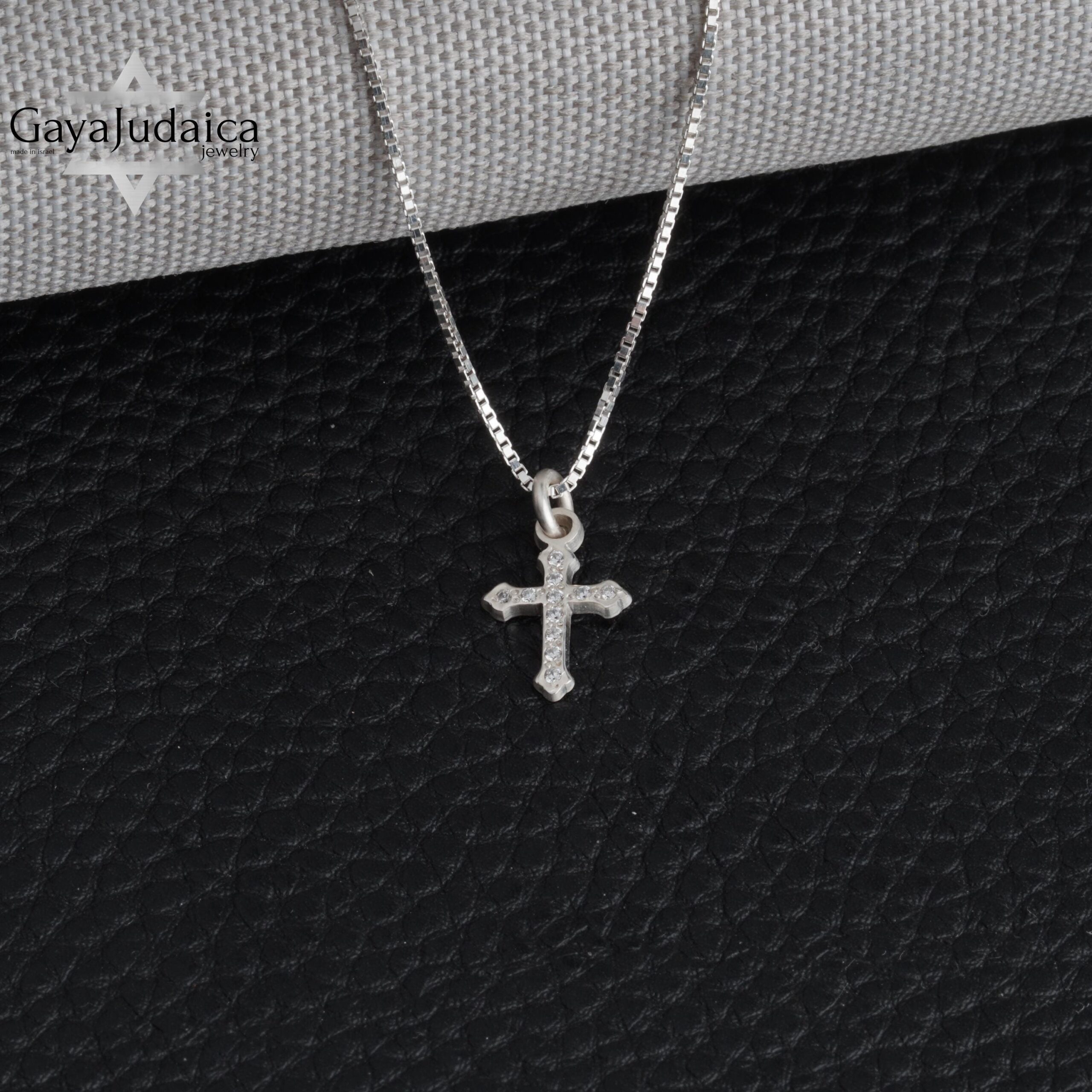 Pavé Zirconia Cross Necklace — Sterling Silver or 24K Gold Plated Pavé Zirconia Cross Necklace — Sterling Silver or 24K Gold Plated