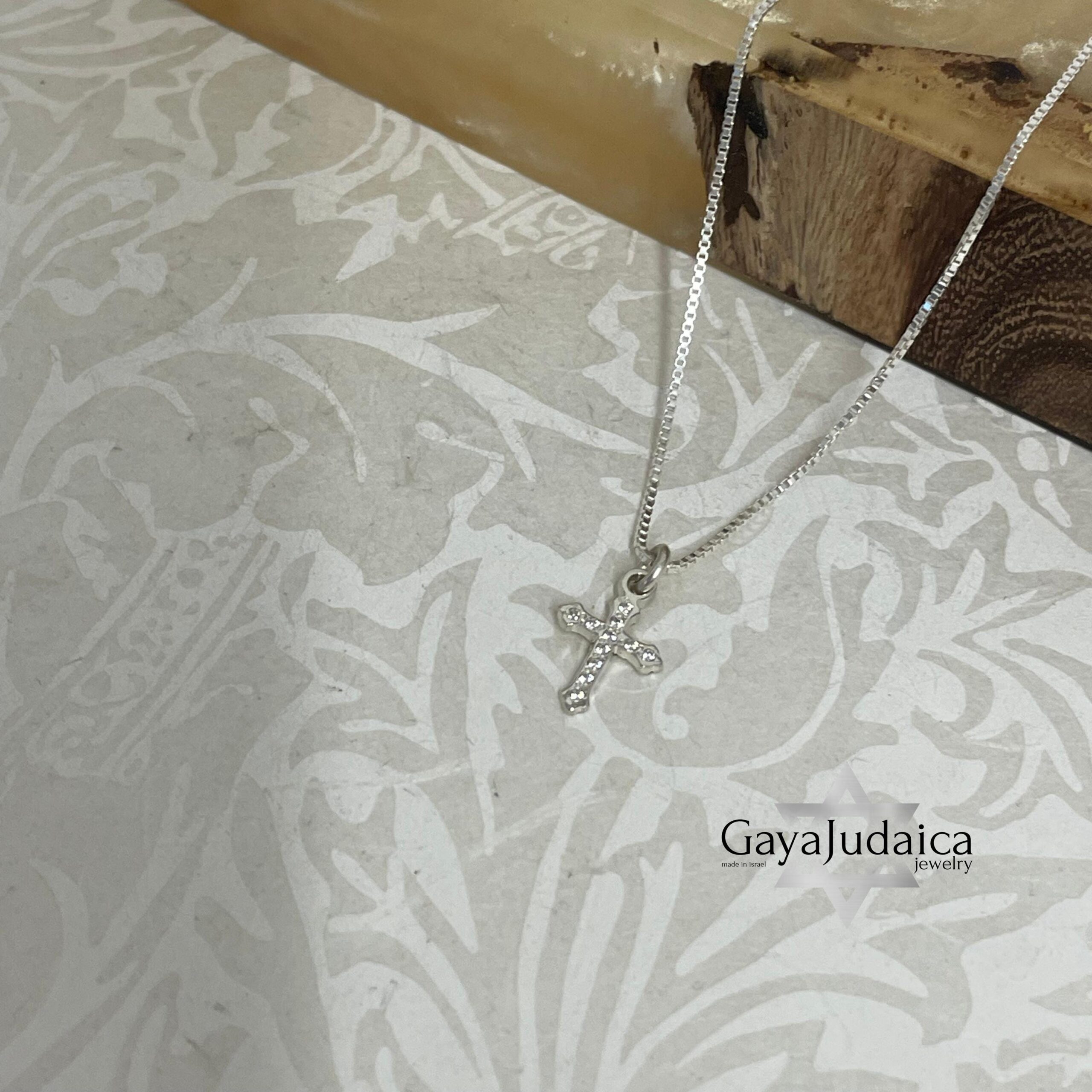 Pavé Zirconia Cross Necklace — Sterling Silver or 24K Gold Plated Pavé Zirconia Cross Necklace — Sterling Silver or 24K Gold Plated