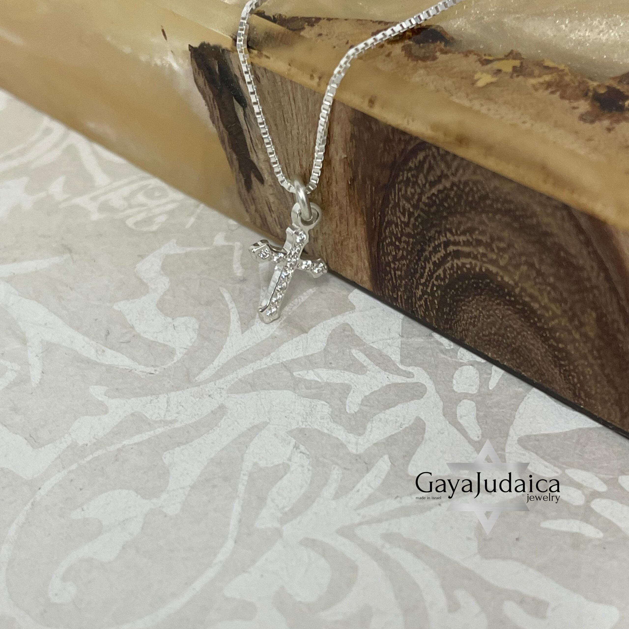 Pavé Zirconia Cross Necklace — Sterling Silver or 24K Gold Plated Pavé Zirconia Cross Necklace — Sterling Silver or 24K Gold Plated