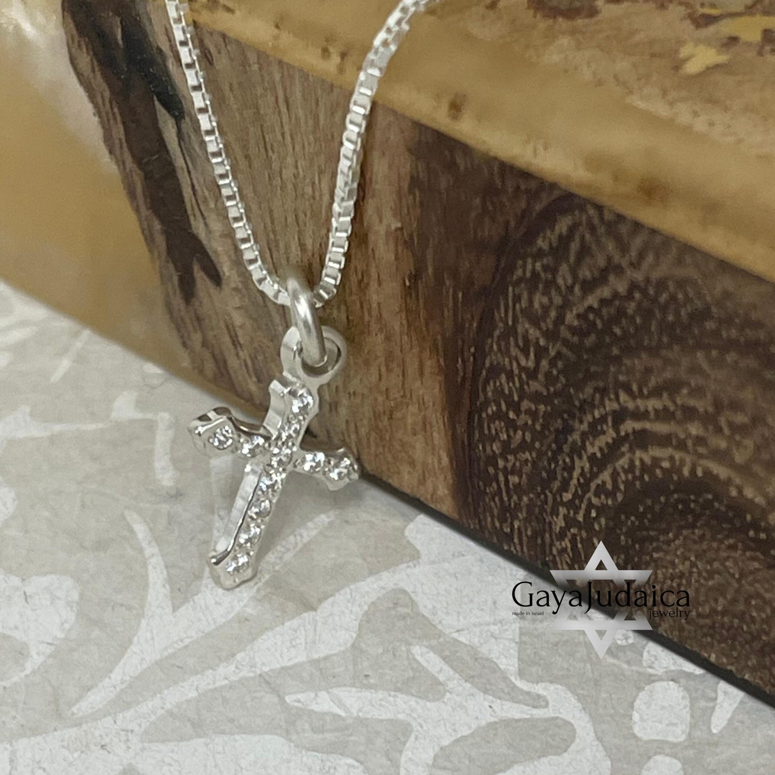 Pavé Zirconia Cross Necklace — Sterling Silver or 24K Gold Plated Pavé Zirconia Cross Necklace — Sterling Silver or 24K Gold Plated