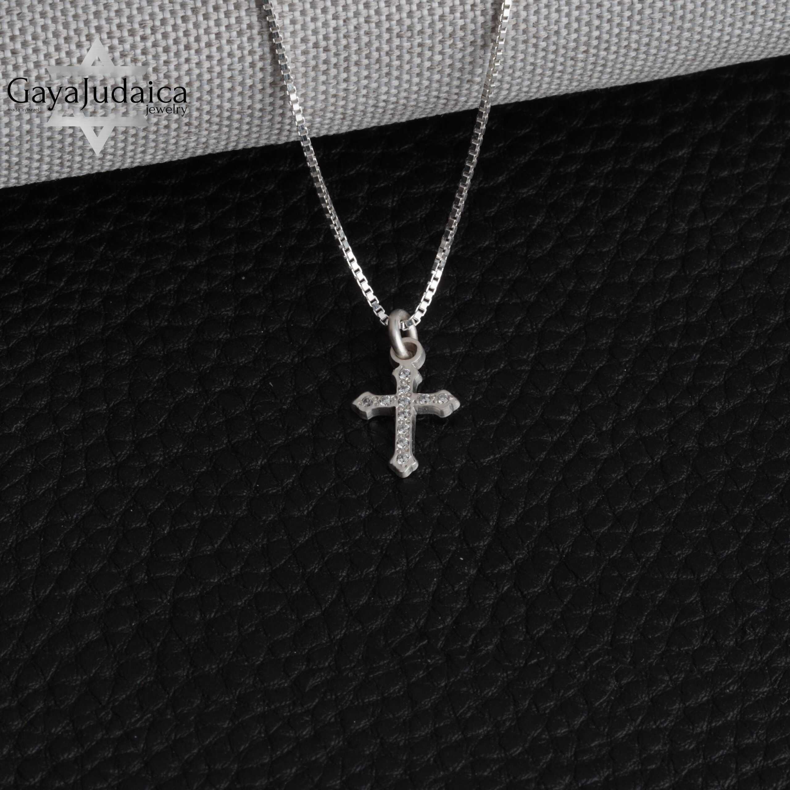 Pavé Zirconia Cross Necklace — Sterling Silver or 24K Gold Plated Pavé Zirconia Cross Necklace — Sterling Silver or 24K Gold Plated