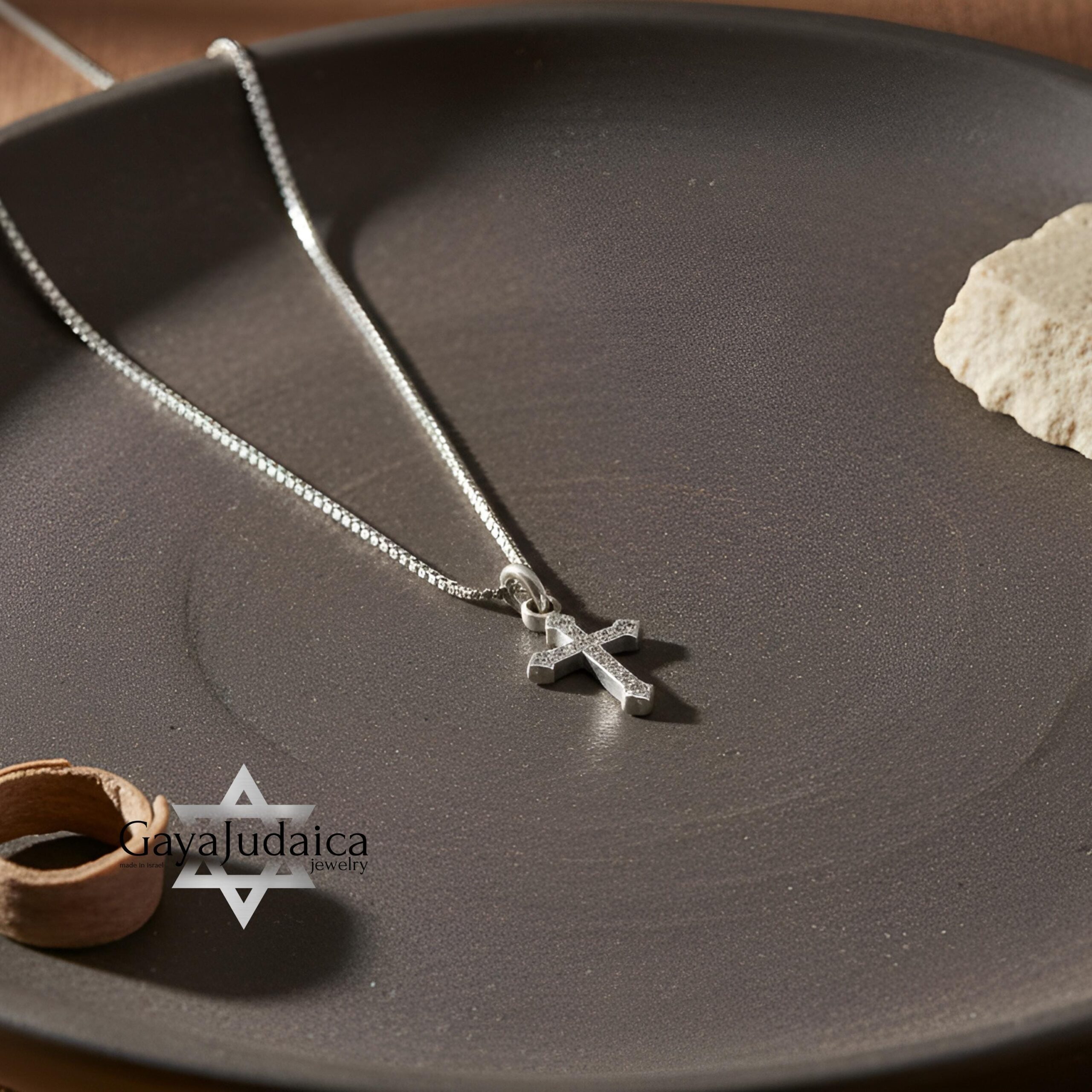 Pavé Zirconia Cross Necklace — Sterling Silver or 24K Gold Plated Pavé Zirconia Cross Necklace — Sterling Silver or 24K Gold Plated