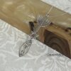 Personalized Hanukkah Menorah Fish Pendant with Star of David — view 11