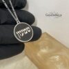 Hebrew Name Necklace — Sterling Silver — view 6