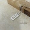 Engraved Sterling Silver Star of David Necklace — view 4