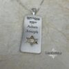 Engraved Sterling Silver Star of David Necklace — view 8
