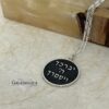 Sterling Silver Blessing Pendant Necklace — Israeli Judaica — view 5