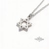 Sterling Silver Star of David Pendant — view 2