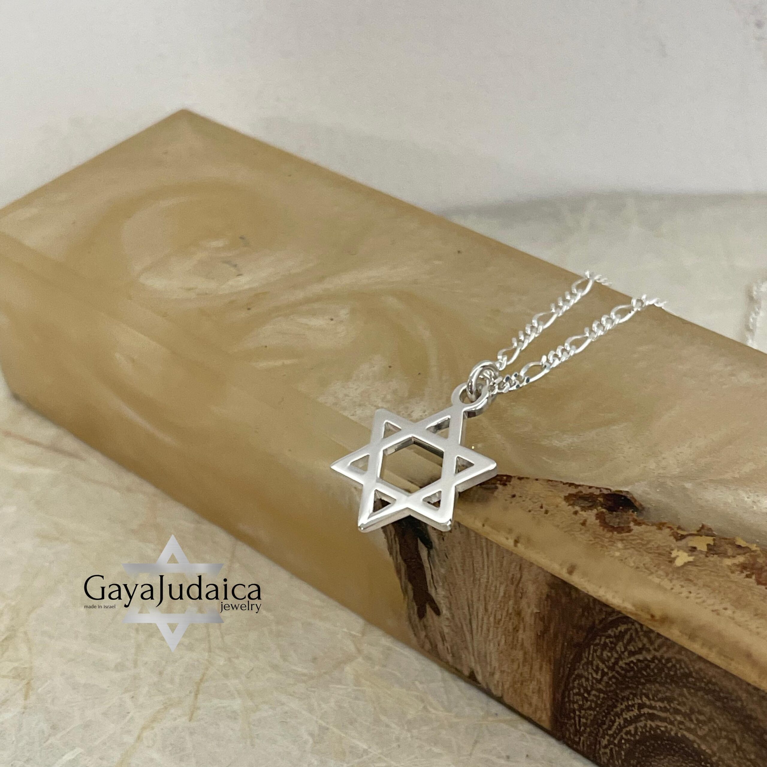 Sterling Silver Star of David Pendant — Jewish Jewelry Gift from Israel Sterling Silver Star of David Pendant — Jewish Jewelry Gift from Israel