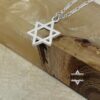 Sterling Silver Star of David Pendant — view 6