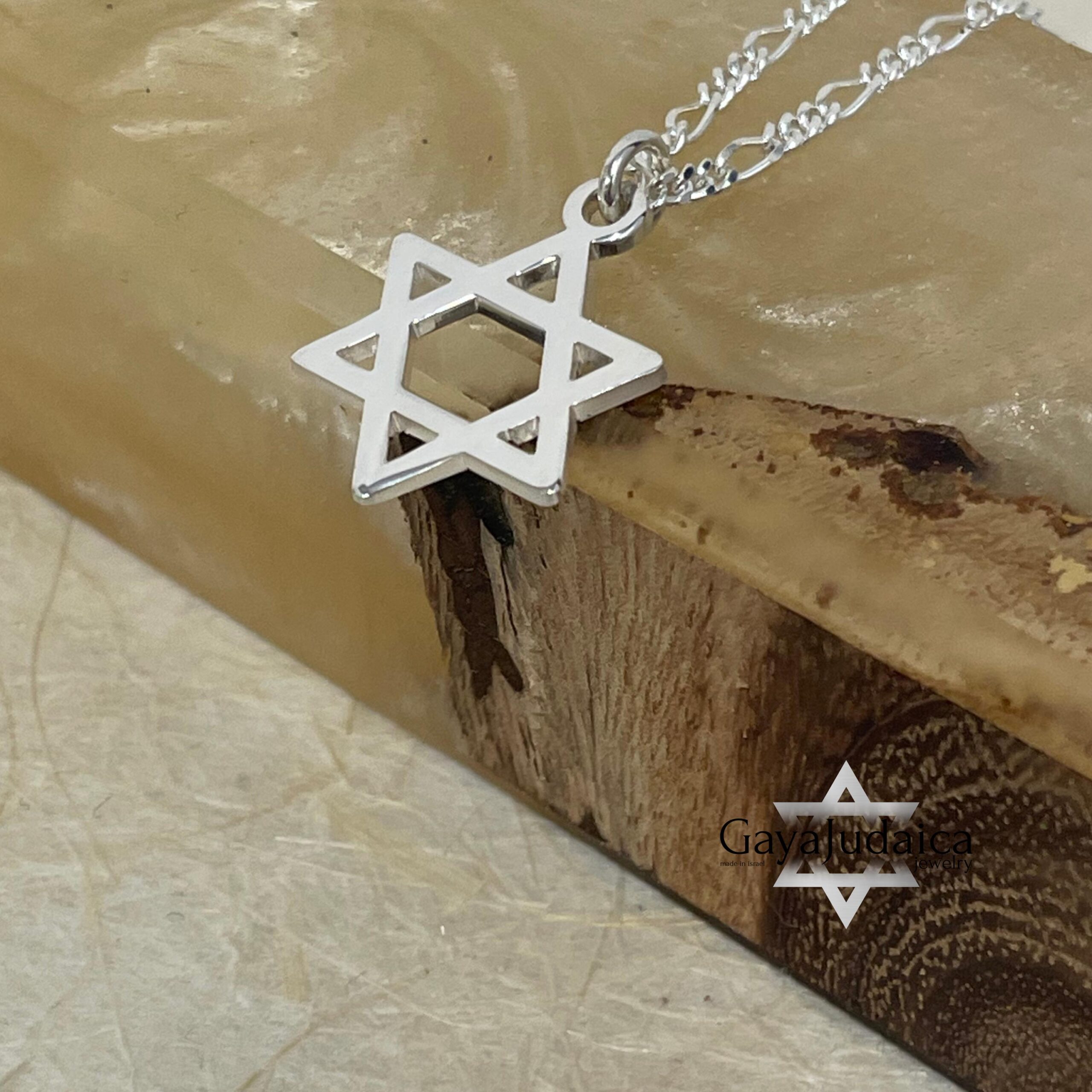 Sterling Silver Star of David Pendant — Jewish Jewelry Gift from Israel Sterling Silver Star of David Pendant — Jewish Jewelry Gift from Israel