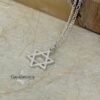 Sterling Silver Star of David Pendant — view 7