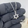 Sterling Silver Star of David Pendant — view 10