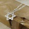 Sterling Silver Star of David Pendant — view 11