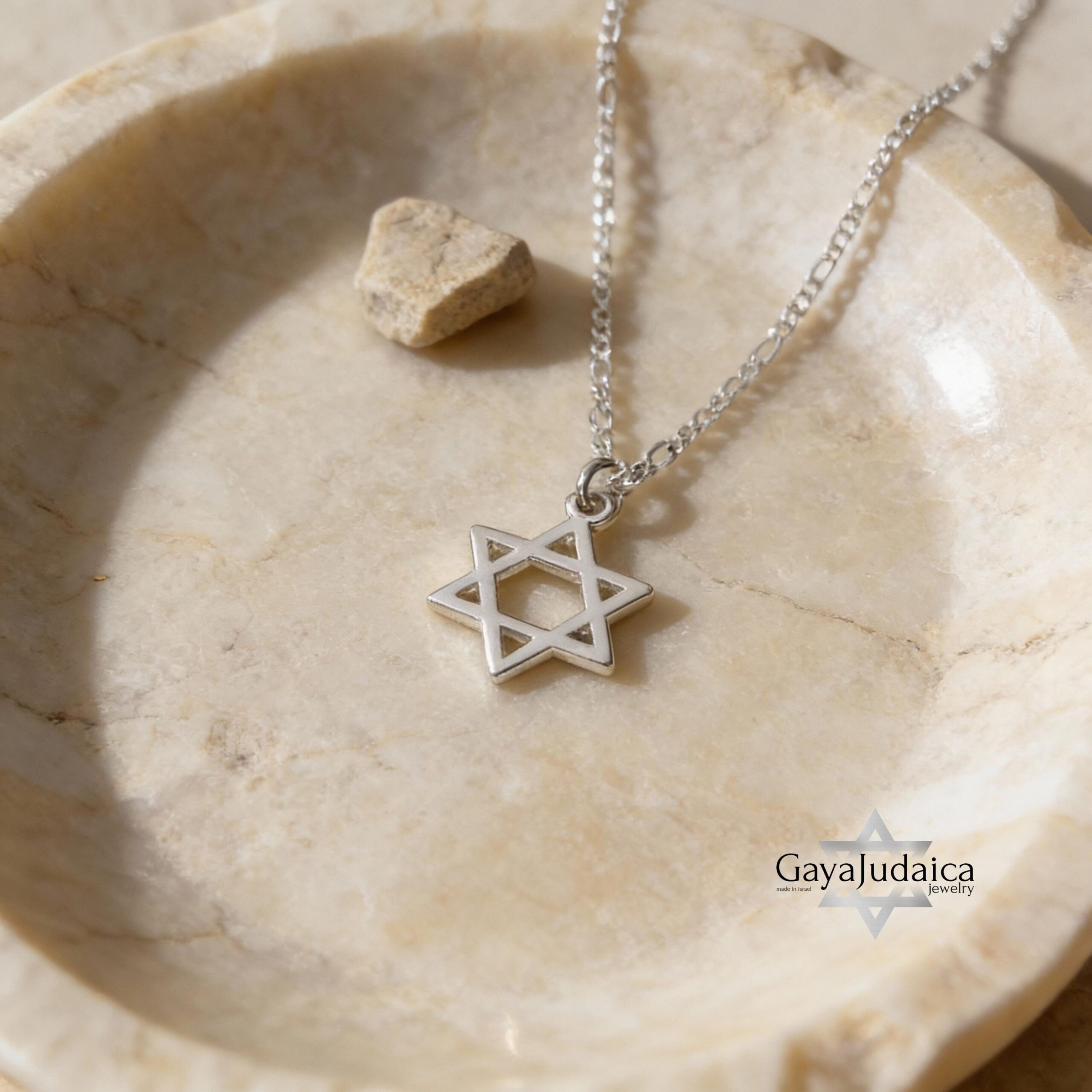 Sterling Silver Star of David Pendant — Jewish Jewelry Gift from Israel Sterling Silver Star of David Pendant — Jewish Jewelry Gift from Israel