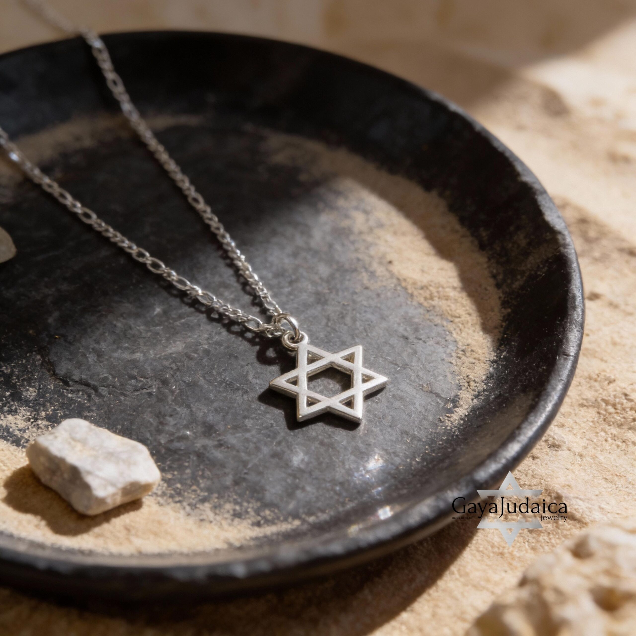 Sterling Silver Star of David Pendant — Jewish Jewelry Gift from Israel Sterling Silver Star of David Pendant — Jewish Jewelry Gift from Israel