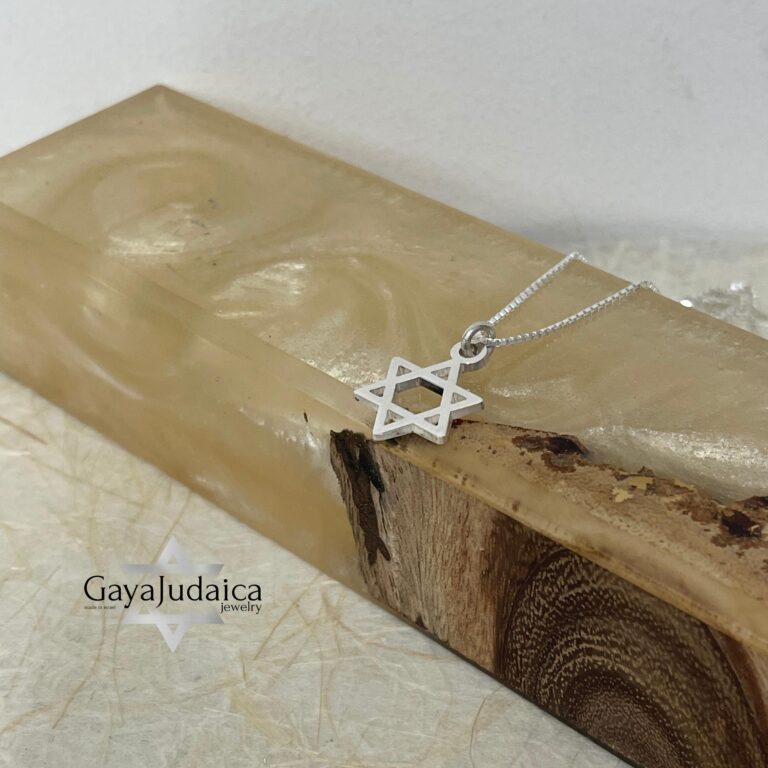 Mini Star of David Pendant Necklace — view 2