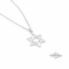 Large Star of David Necklace — view 3