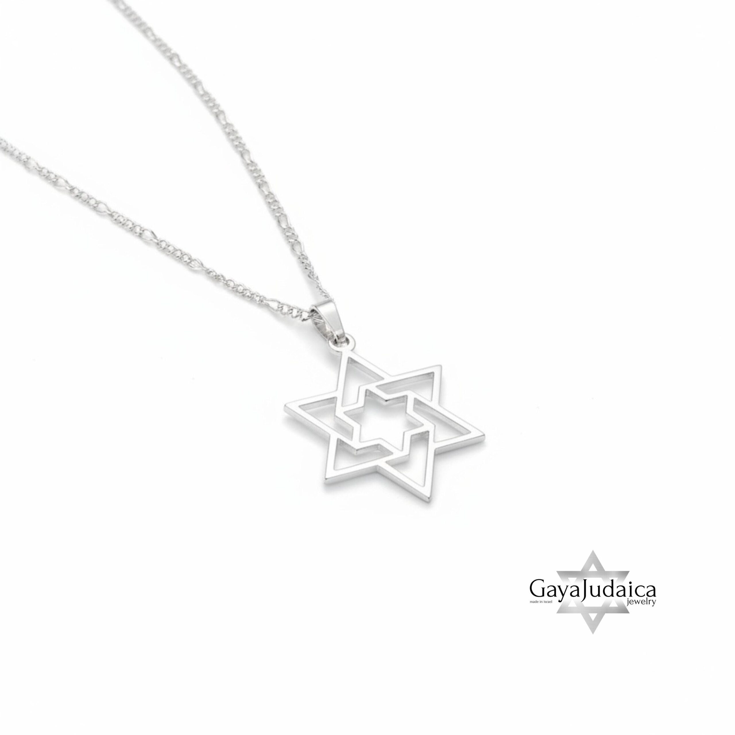 Large Star of David Necklace — Statement Magen David Pendant Large Star of David Necklace — Statement Magen David Pendant
