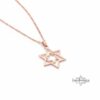 Large Star of David Necklace — view 5