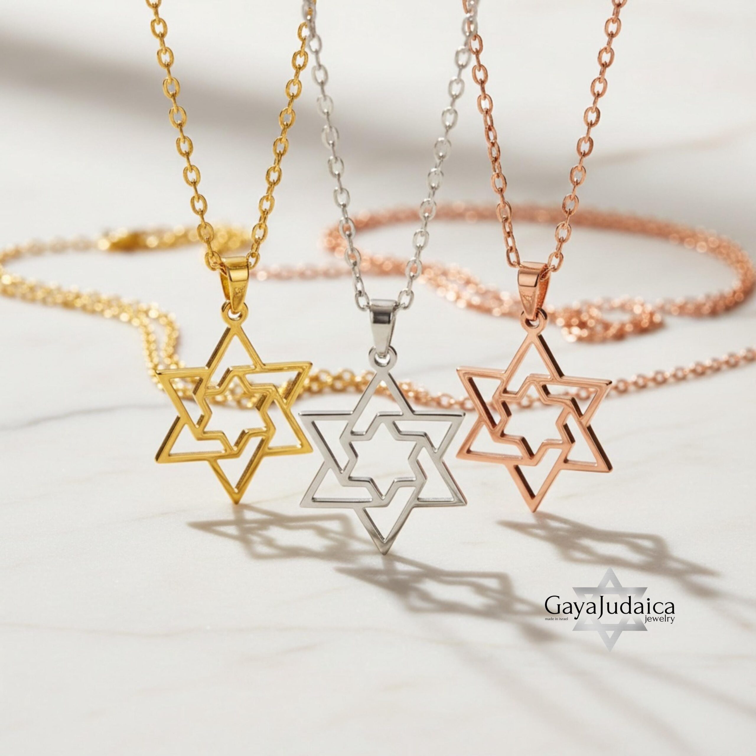 Large Star of David Necklace — Statement Magen David Pendant Large Star of David Necklace — Statement Magen David Pendant